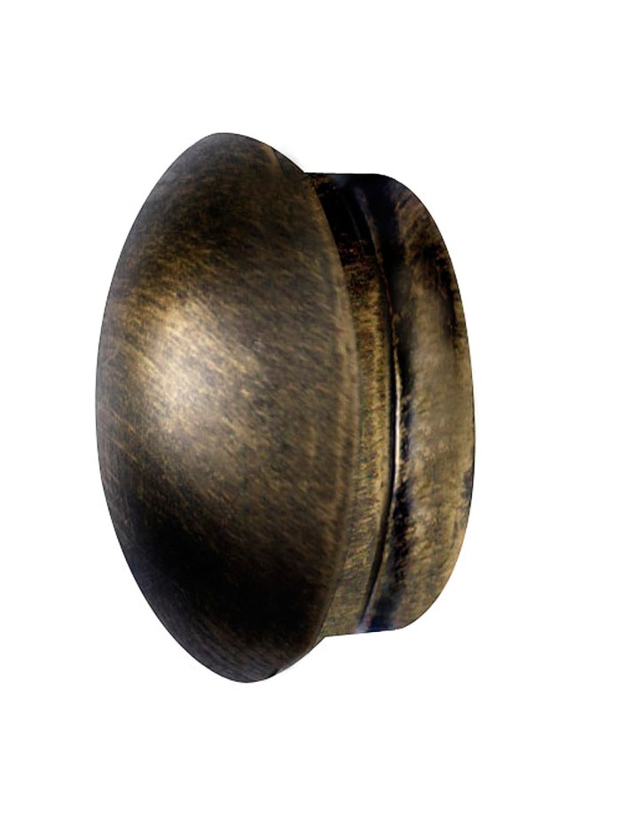 Terminal Forja Tapon Ø 20 mm. Negro / Dorado Juego 2 Piezas Terminal Forja Tapon Ø 20 mm. Negro / Dorado Juego 2 Piezas