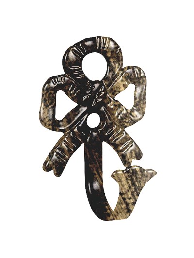 Alzapaños Forja Lazo Negro / Dorado     Juego 2 Piezas