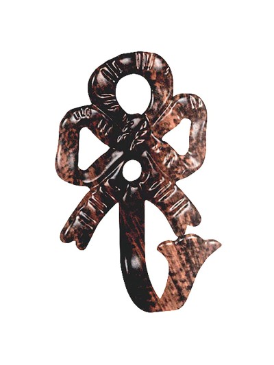 Alzapaños Forja Lazo Negro / Cobre    Juego 2 Pieza