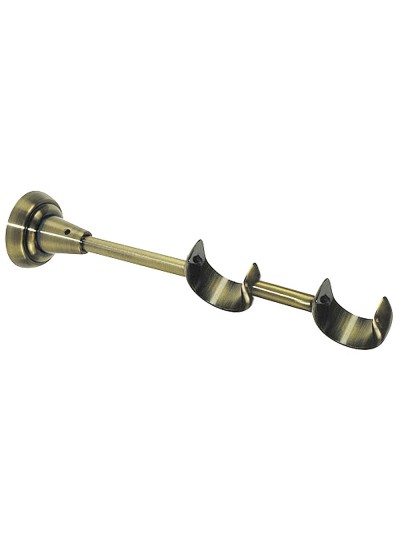 Soporte Zirconio Doble 28-28 mm. Bronce Viejo
