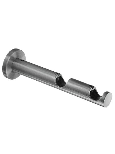Soporte Zirconio Doble 20 mm. Niquel Mate