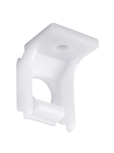 Estribo Perfil Para Riel P-909 Blanco (Caja 50 Unidades)