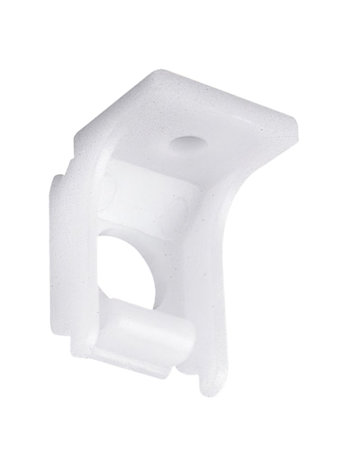 Estribo Perfil Para Riel P-909 Blanco (Caja 50 Unidades)