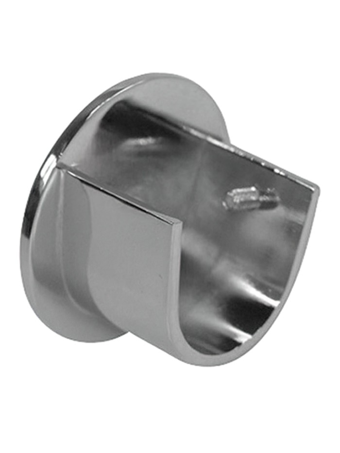 Soporte Zirconio Lateral 28 mm. Niquel Mate (2 Piezas)