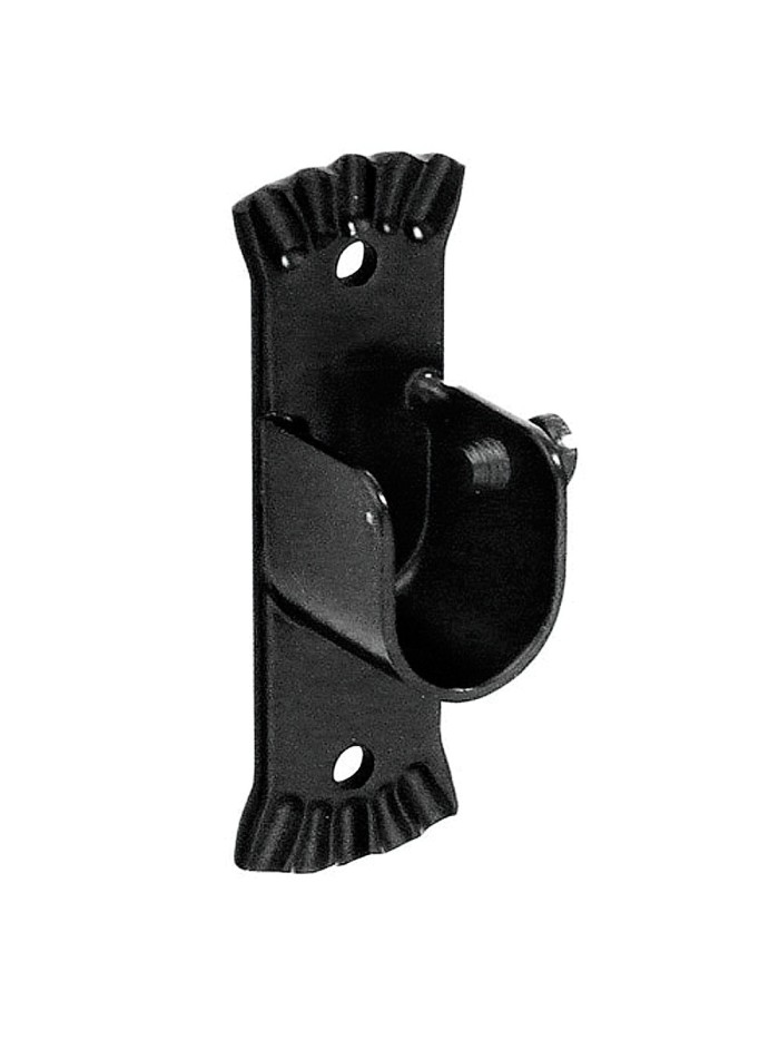 Soporte Lateral Forja Abierto 20mm Negro Juego 2 Piezas Soporte Lateral Forja Abierto 20mm Negro Juego 2 Piezas