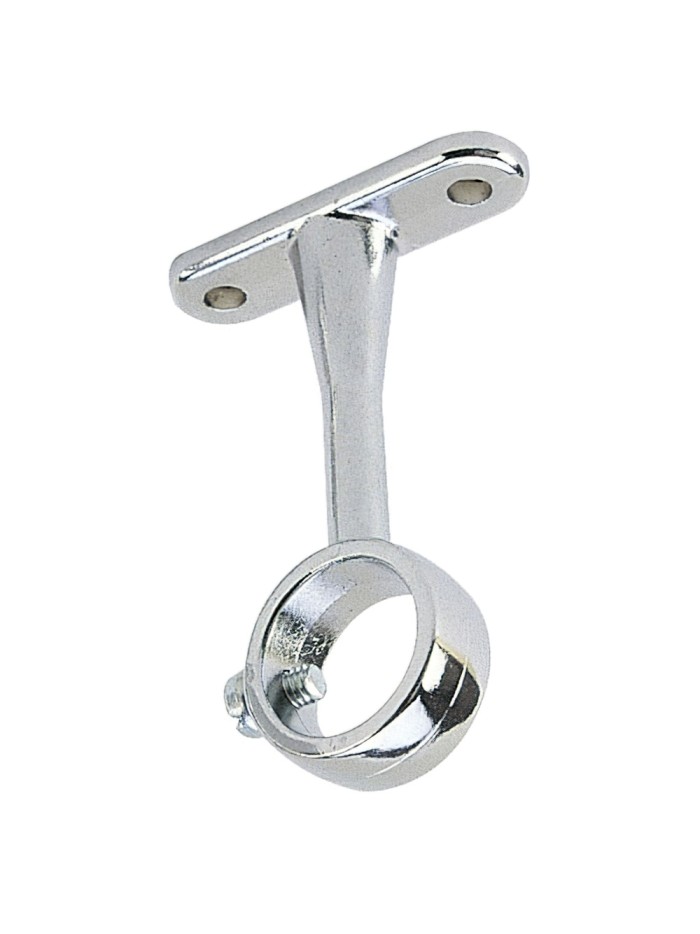 Soporte Central Redondo Para Tubo Ø16 Cromado