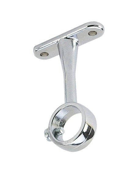Soporte Central Redondo Para Tubo Ø16 Cromado