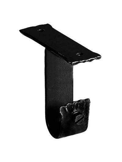 Soporte Techo Forja Ø 28 mm. Negro Juego 2 Piezas