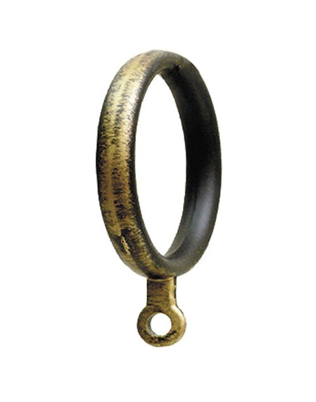 Anilla Forja Ø 28 mm. Negro / Dorado Bolsa 10 Unidades.