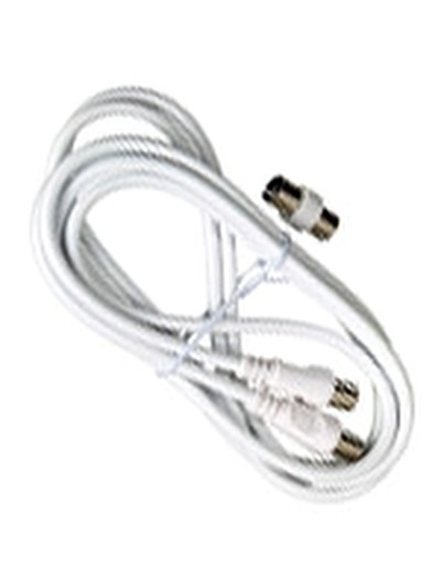 Conector TV Video Macho / Macho  2 metros Con Adaptador Macho / Hembra