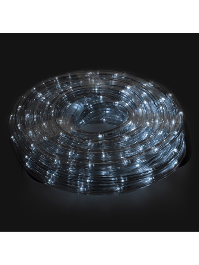 Luces Navidad Tubo Luz Blanca Fria 240 LEDs Uso Exteriores / Interiores Protección IP44 Rollo 10 Metros
