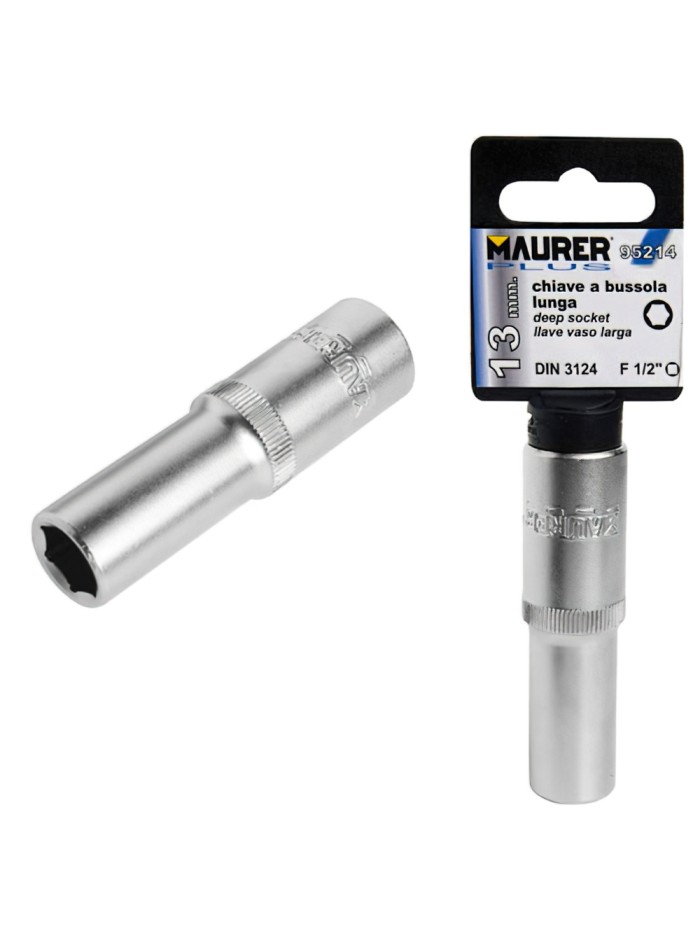 Llave Vaso Maurer 1/2 Hexagonal Larga 23mm. Llave Vaso Maurer 1/2 Hexagonal Larga 23mm.