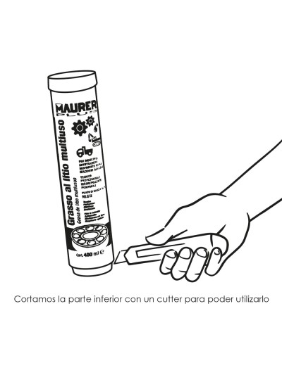 Grasa De Litio Cartucho 400 ml.