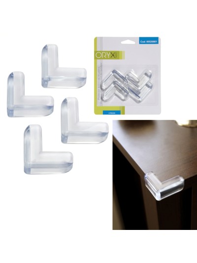 Protector Oryx Esquinas Muebles  (Blister 4 Piezas)