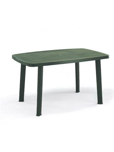 Mesa Resina Verde 140x90 cm.
