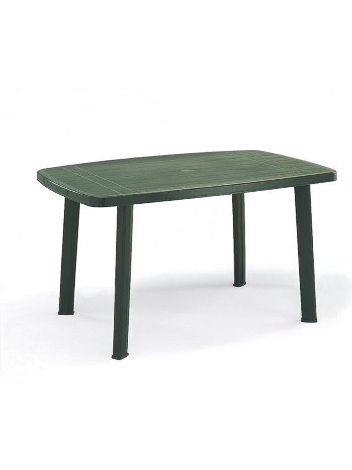 Mesa Resina Verde 140x90 cm.