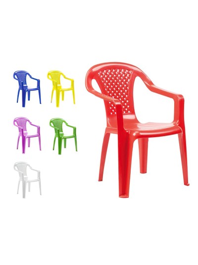 Silla Resina Infantil Colores Surtidos