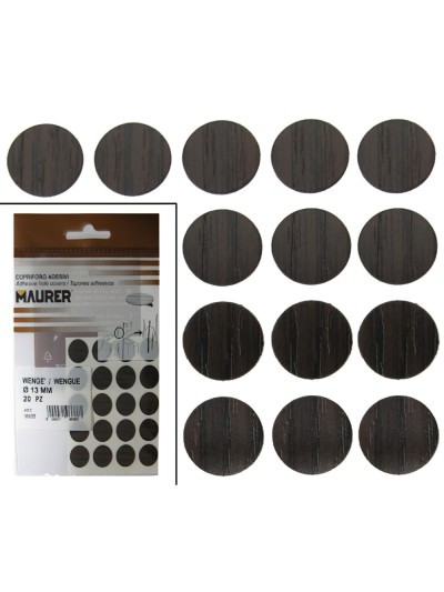 Tapatornillos Adhesivos Wengue (Blister 20 unidades)