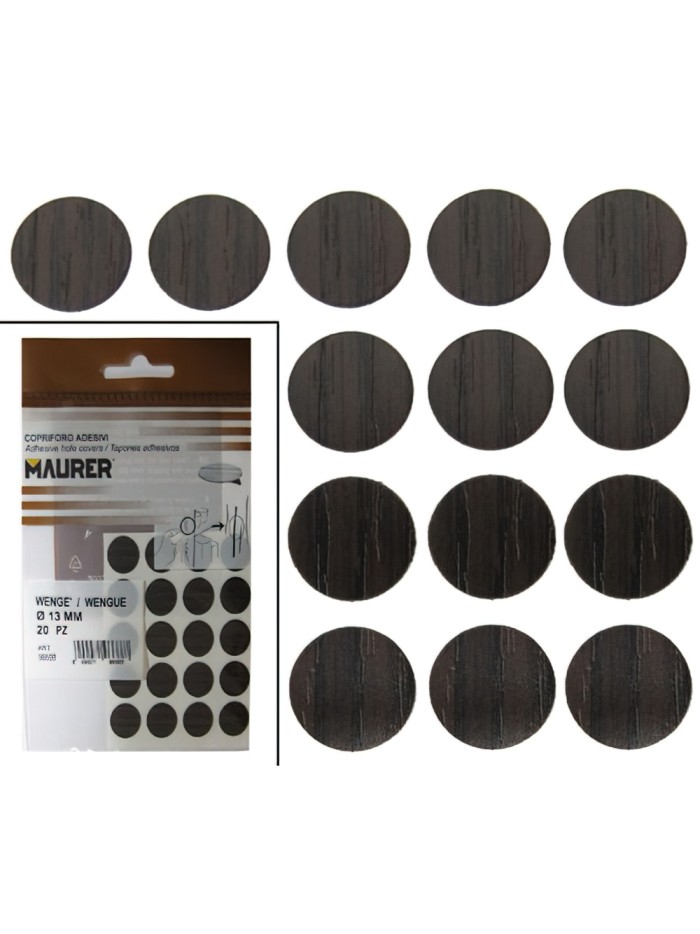 Tapatornillos Adhesivos Wengue (Blister 20 unidades)