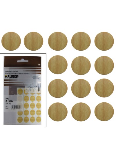 Tapatornillos Adhesivos Pino (Blister 20 unidades)