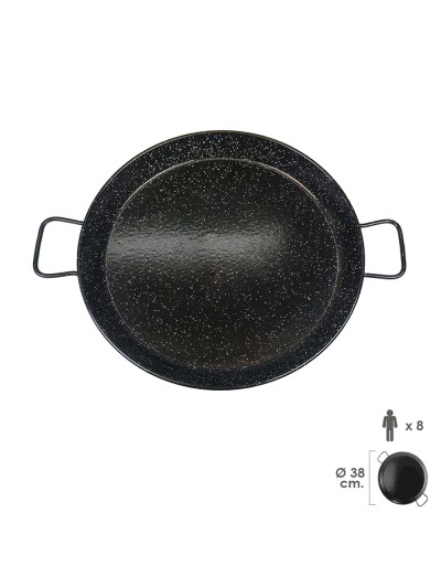 Paellera Valenciana Esmaltada   8 personas/ 38 cm