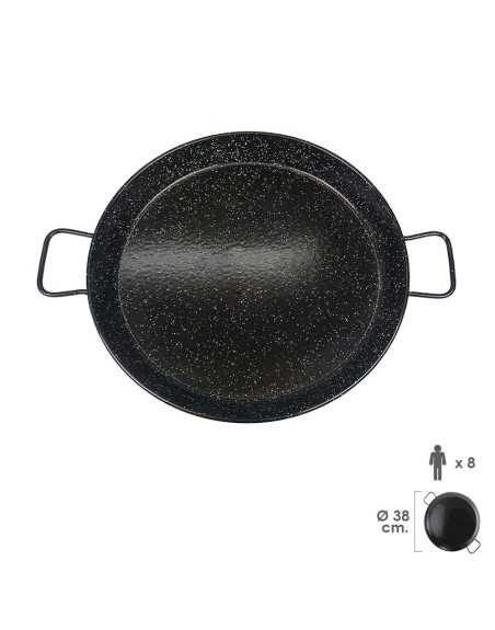 Paellera Valenciana Esmaltada   8 personas/ 38 cm