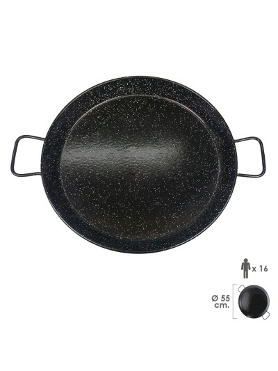 Paellera Valenciana Esmaltada  16 personas/ 55 cm