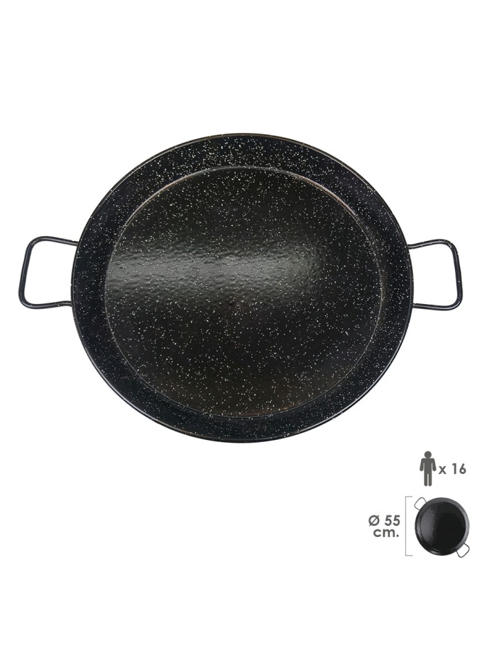 Paellera Valenciana Esmaltada  16 personas/ 55 cm