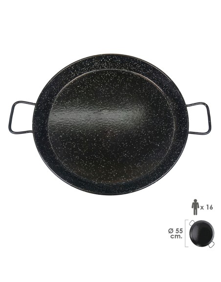Paellera Valenciana Esmaltada  16 personas/ 55 cm