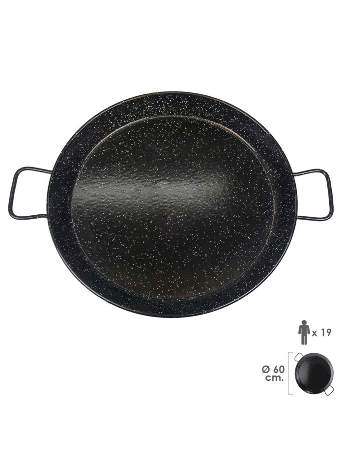 Paellera Valenciana Esmaltada  19 personas/ 60 cm