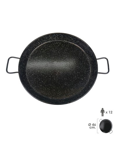 Paellera Valenciana Esmaltada  12 personas / 46 cm