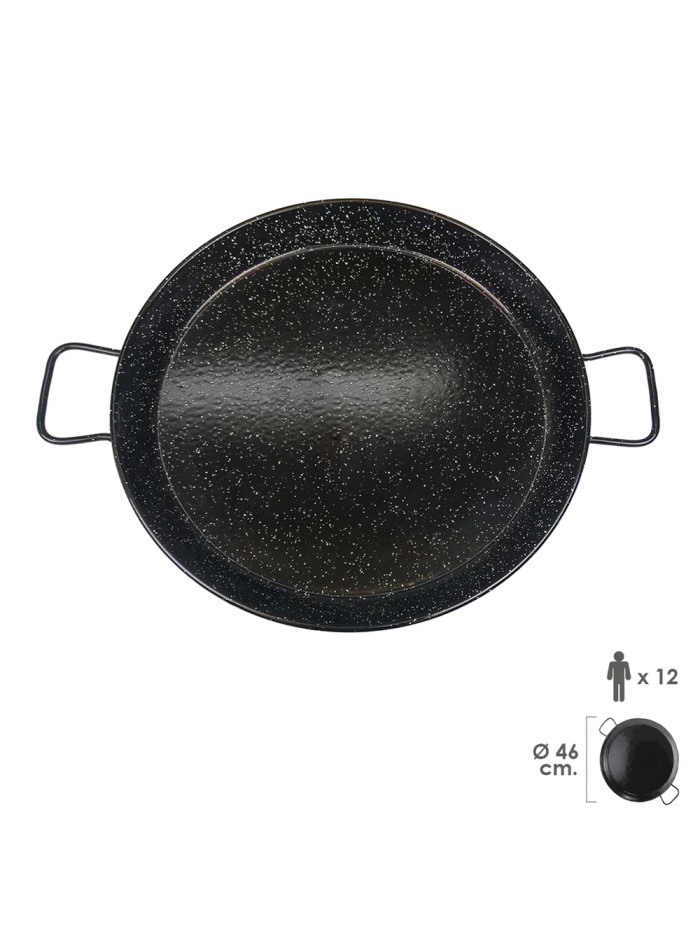 Paellera Valenciana Esmaltada  12 personas / 46 cm