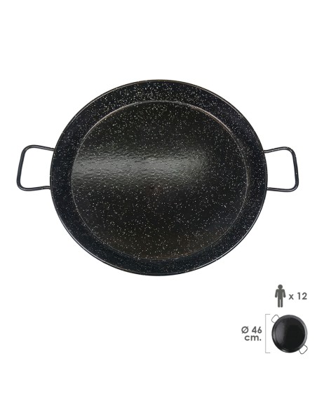 Paellera Valenciana Esmaltada  12 personas / 46 cm