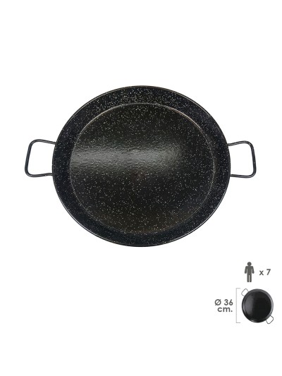 Paellera Valenciana Esmaltada   7 personas/ 36 cm
