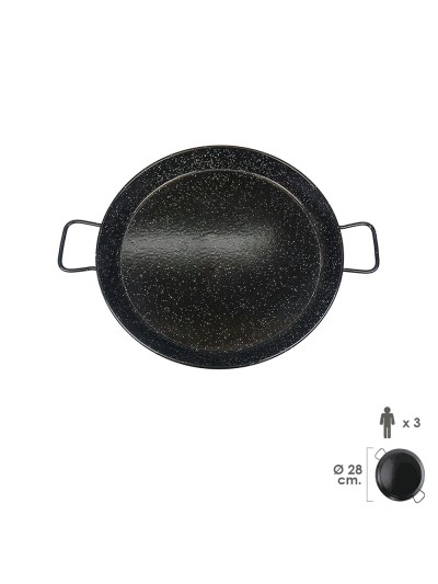 Paellera Valenciana Esmaltada   3 personas/ 28 cm.