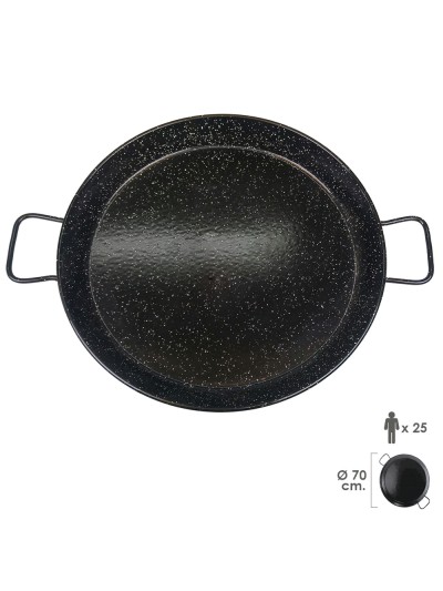 Paellera Valenciana Esmaltada  25 personas/ 70 cm
