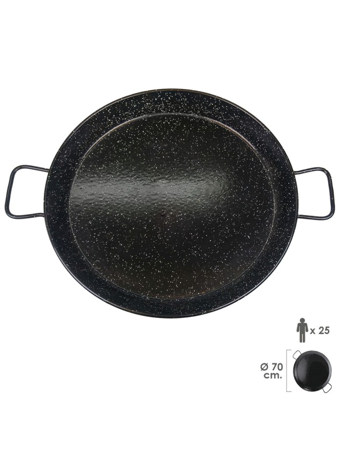 Paellera Valenciana Esmaltada  25 personas/ 70 cm
