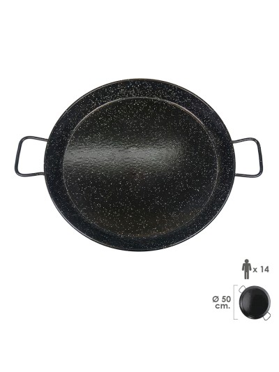 Paellera Valenciana Esmaltada  14 personas/ 50 cm