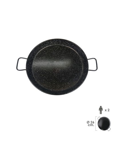 Paellera Valenciana Esmaltada   2 personas / 26 cm.