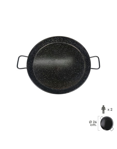 Paellera Valenciana Esmaltada   2 personas / 26 cm.