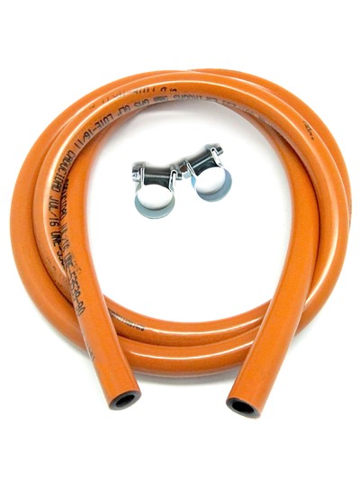 Kit Butano (Manguera 1,5 Metros con 2 Abrazaderas)