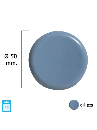 Deslizante Gris Ptfe Ø50 (Blister 4 Unidades)
