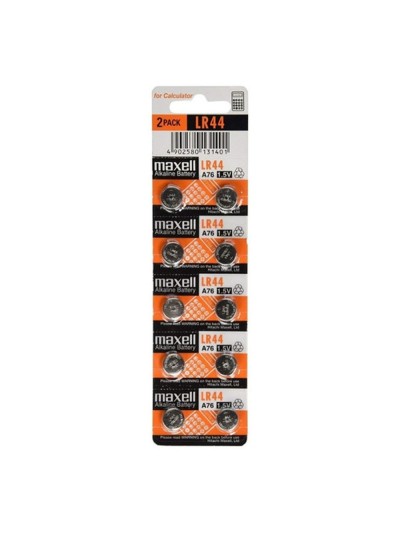 Pila Boton Litio LR44 (Blister 10 Pilas)