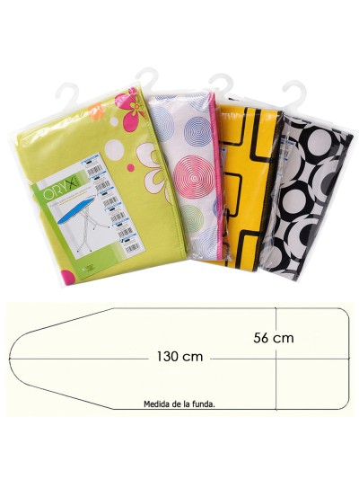 Funda Mesa Plancha Espuma Muleton 130x56 cm.