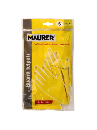 Guantes Latex 100% Basic Domesticos   S (Par)