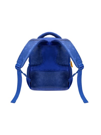 Cartera escolar liderpapel moc hila multibolsillo infantil dino azul 350x110x270 mm