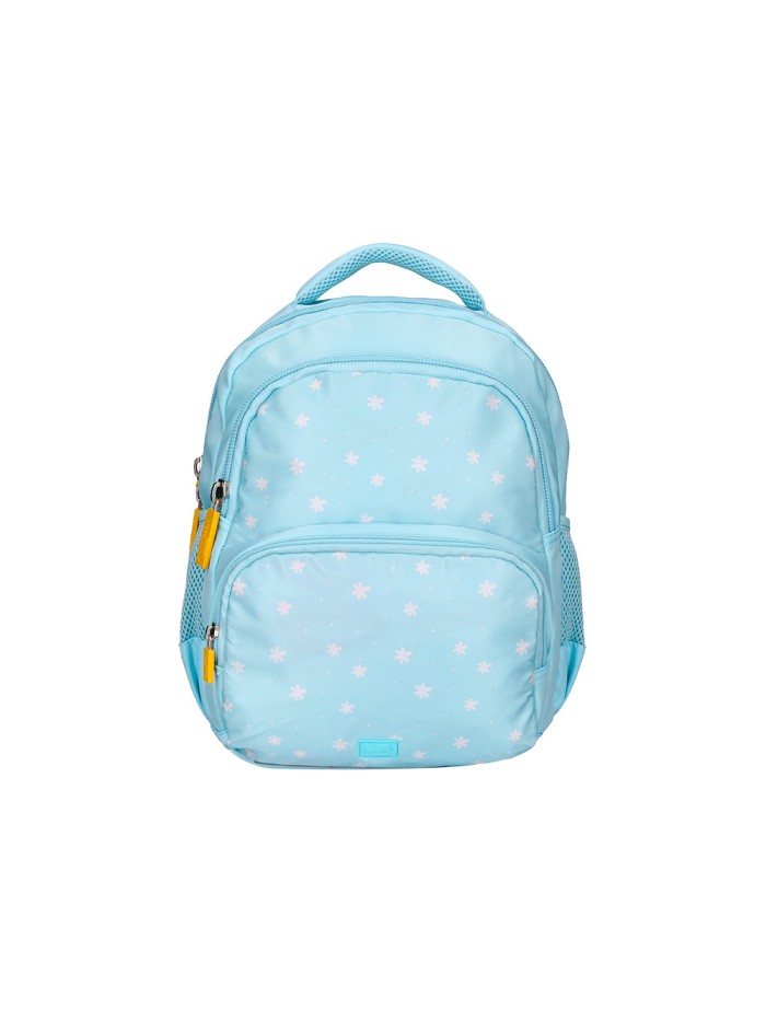 Cartera escolar liderpapel moc hila multibolsillo infantil flowers azul 350x110x270 mm Cartera escolar liderpapel moc hila multibolsillo infantil flowers azul 350x110x270 mm