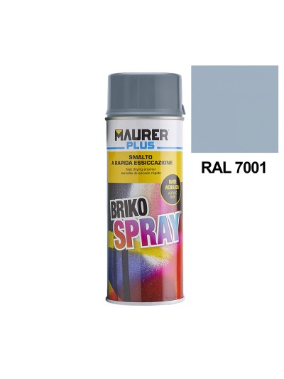 Spray Pintura Gris Plata 400 ml.