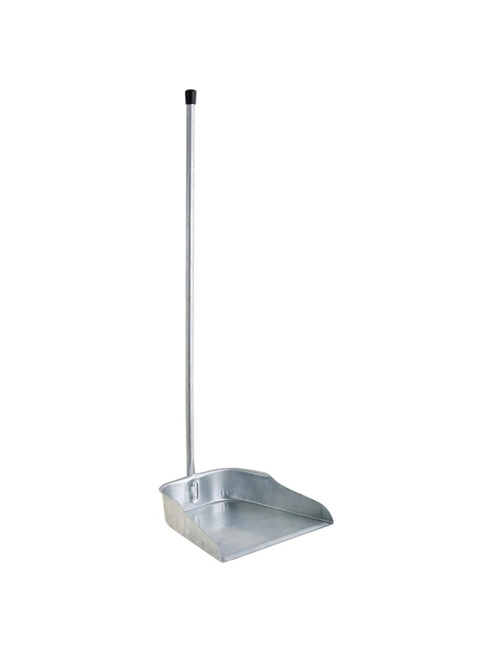 Recogedor Galvanizado Con mango 75 cm
