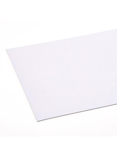 Pizarra Iman Pvc Blanca 210x305x1 mm.